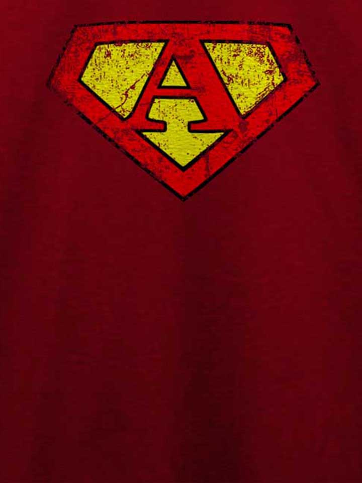 a-buchstabe-logo-vintage-t-shirt bordeaux 4