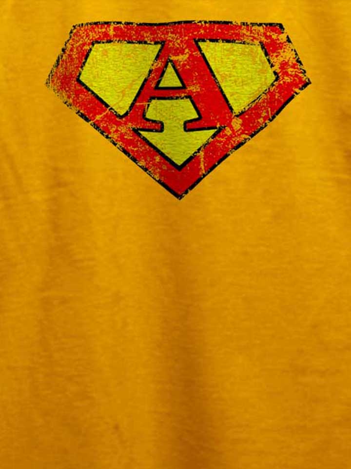 a-buchstabe-logo-vintage-t-shirt gelb 4