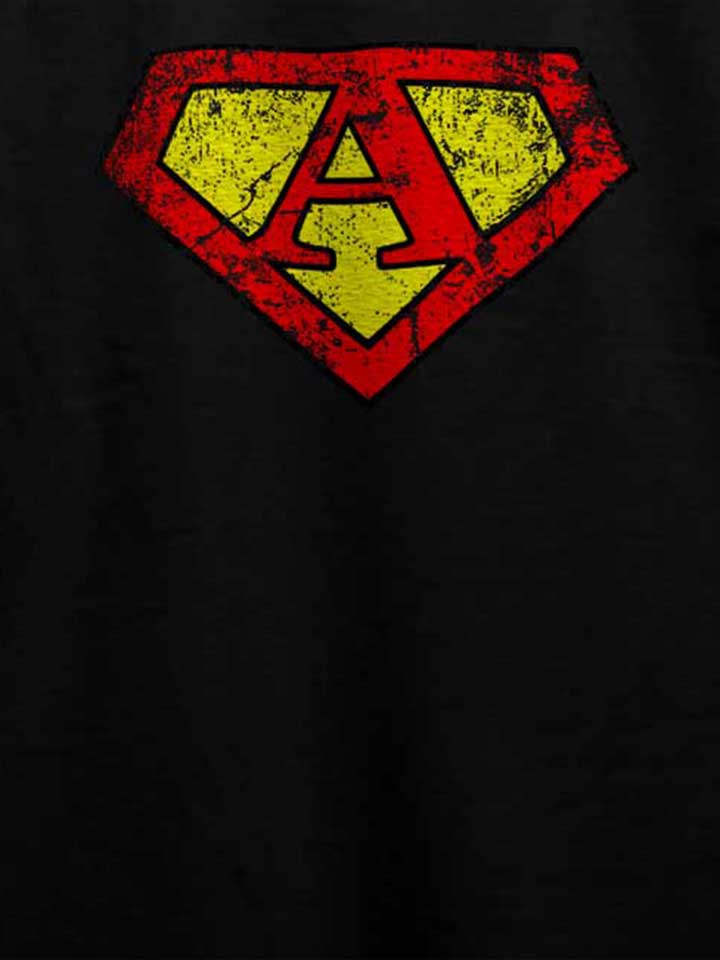 a-buchstabe-logo-vintage-t-shirt schwarz 4