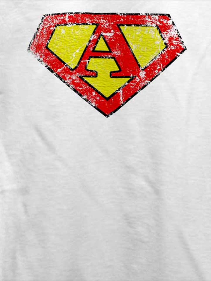 a-buchstabe-logo-vintage-t-shirt weiss 4
