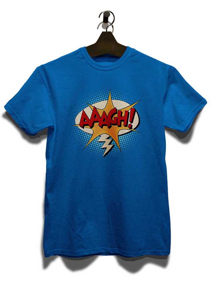 aaagh-comic-bubble-t-shirt royal 3