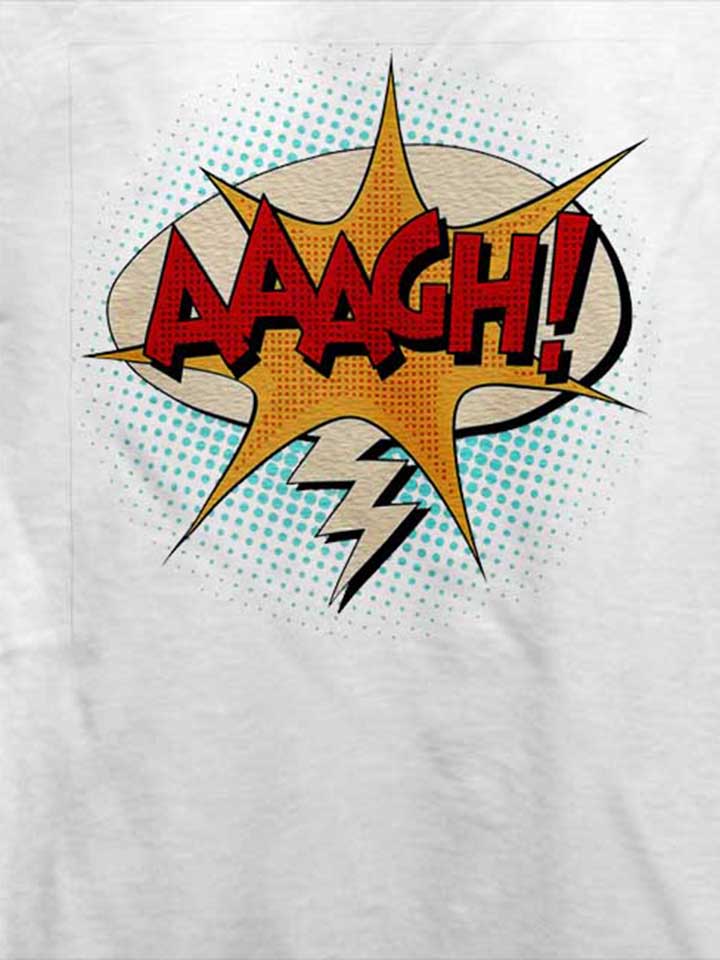 aaagh-comic-bubble-t-shirt weiss 4