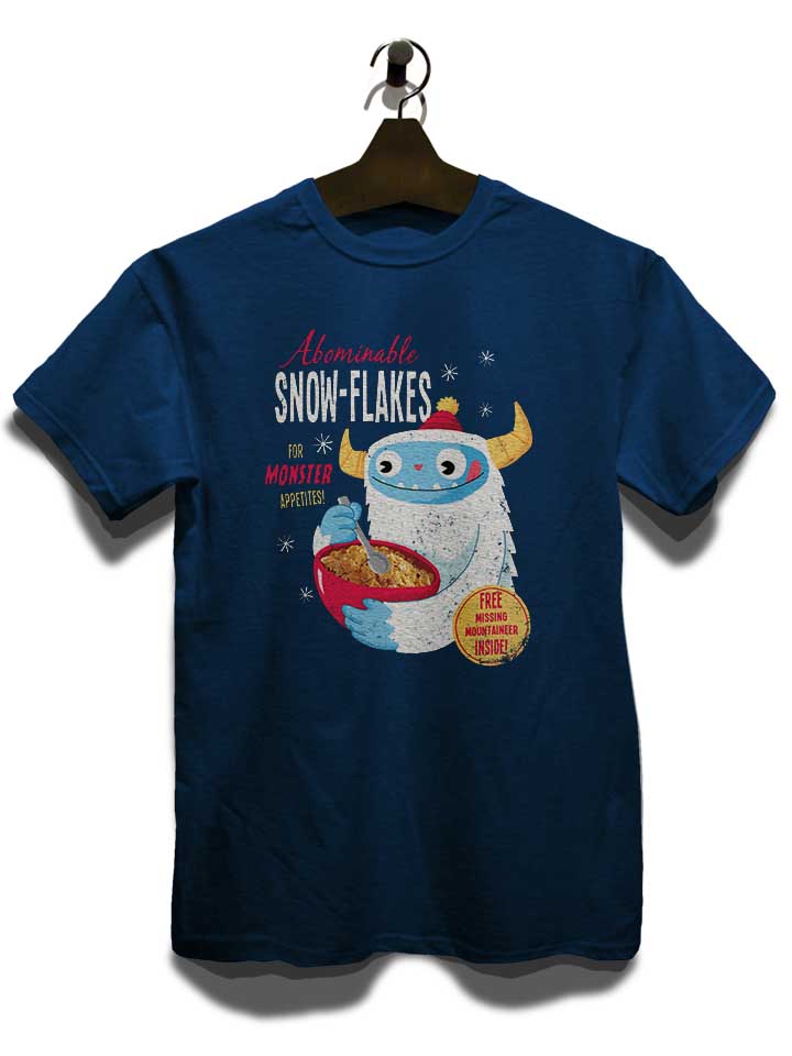 abominable-snow-flakes-t-shirt dunkelblau 3