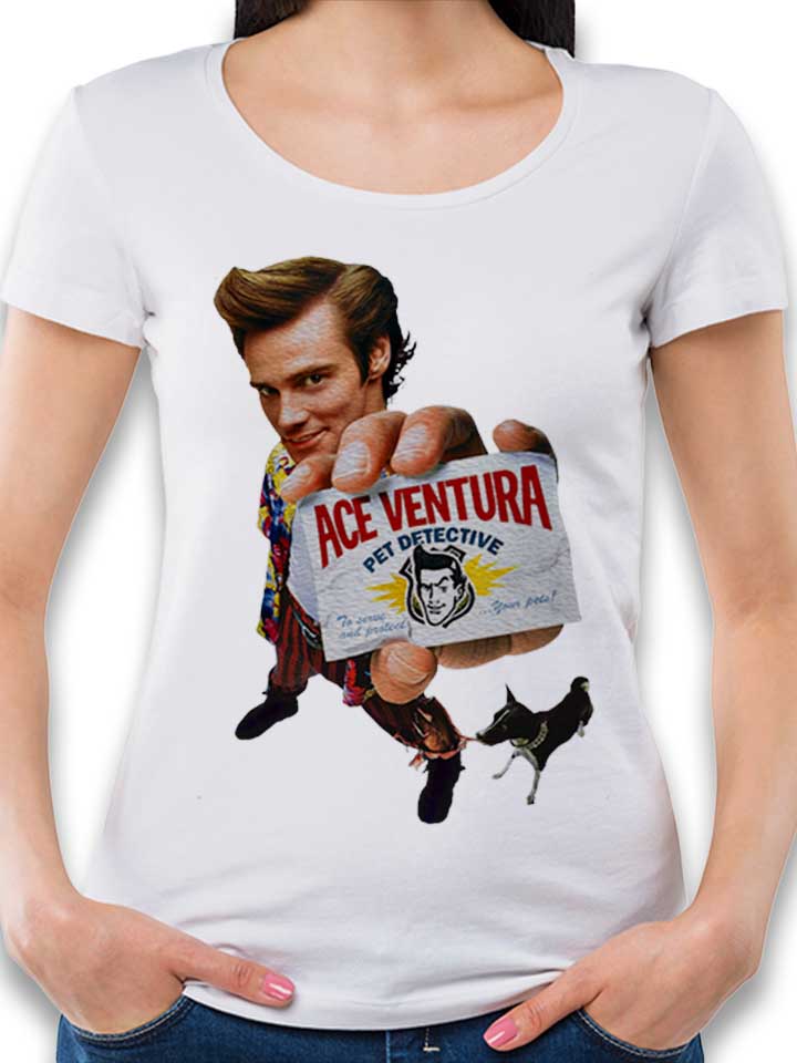 ace-ventura-damen-t-shirt weiss 1
