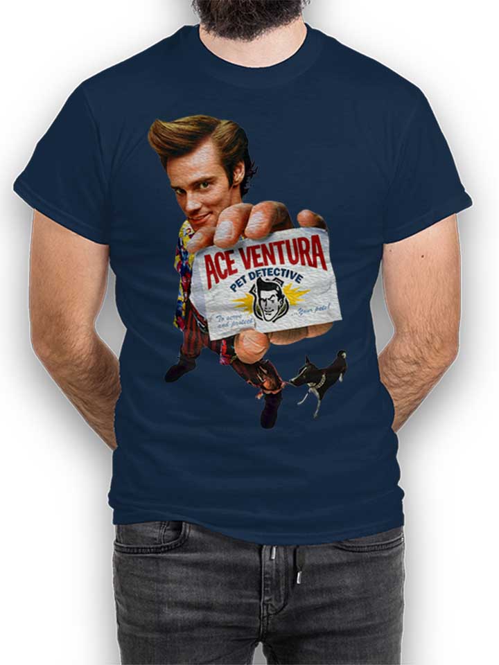 Ace Ventura T-Shirt dunkelblau L
