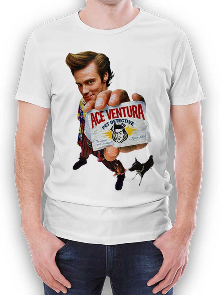 Ace Ventura Kinder T-Shirt weiss 110 / 116