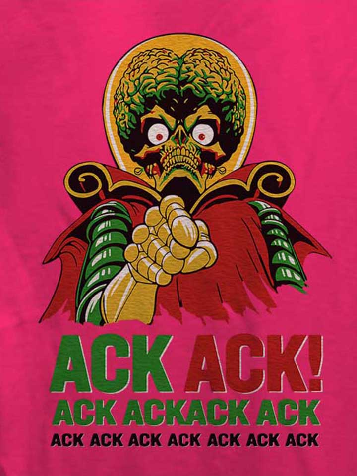 ack-ack-mars-attacks-damen-t-shirt fuchsia 4