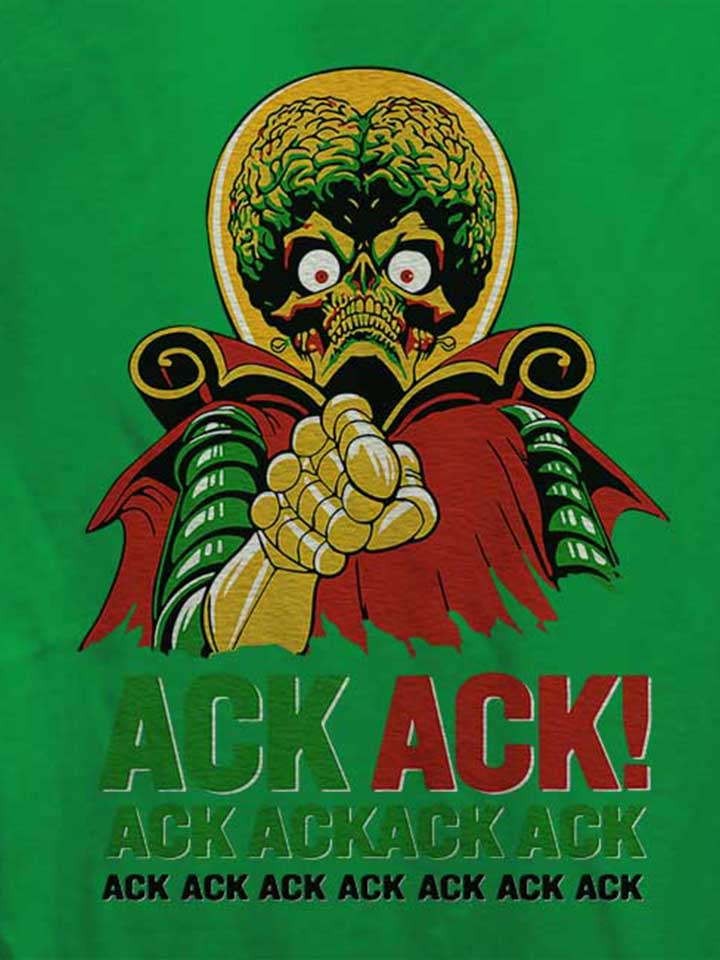 ack-ack-mars-attacks-damen-t-shirt gruen 4