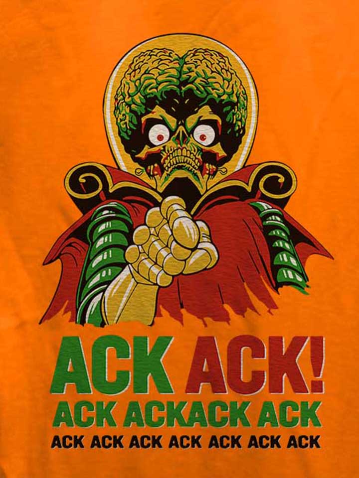 ack-ack-mars-attacks-damen-t-shirt orange 4