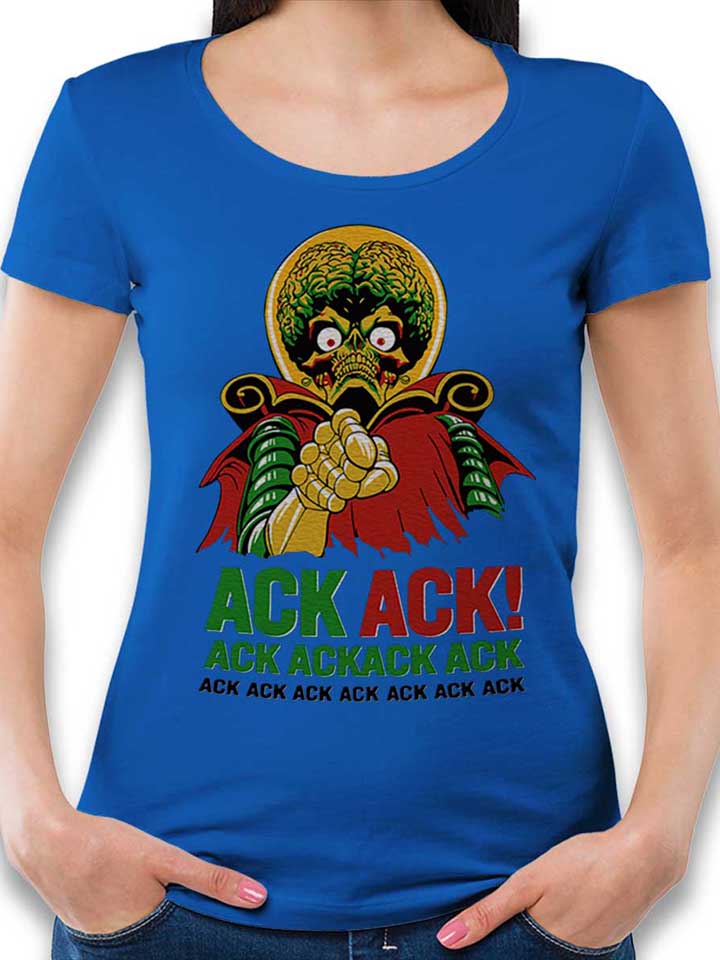 ack-ack-mars-attacks-damen-t-shirt royal 1