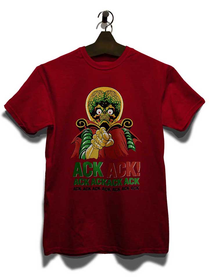 ack-ack-mars-attacks-t-shirt bordeaux 3