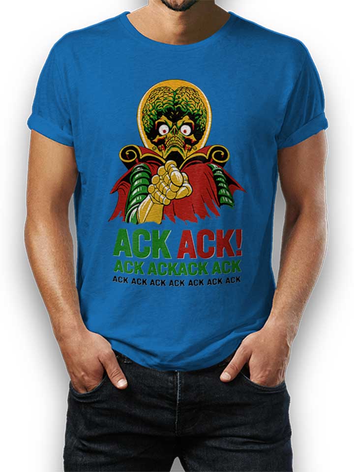 Ack Ack Mars Attacks T-Shirt bleu-roi L