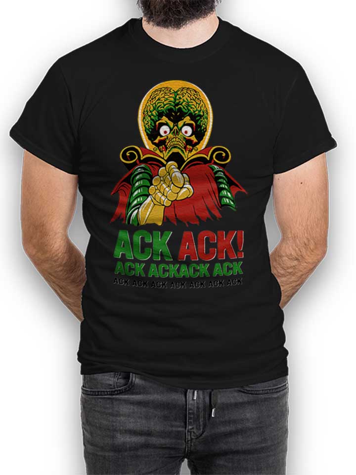 Ack Ack Mars Attacks T-Shirt black L
