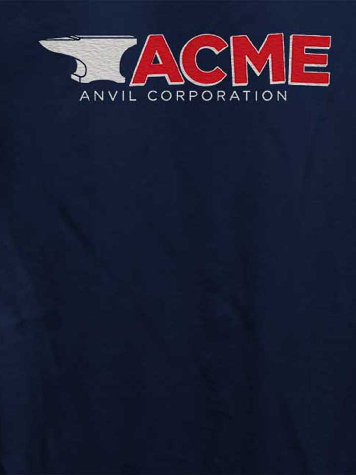acme-anvil-corporation-damen-t-shirt dunkelblau 4
