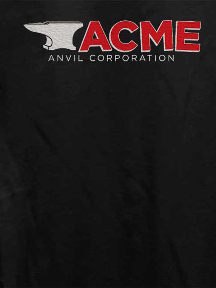 acme-anvil-corporation-damen-t-shirt schwarz 4