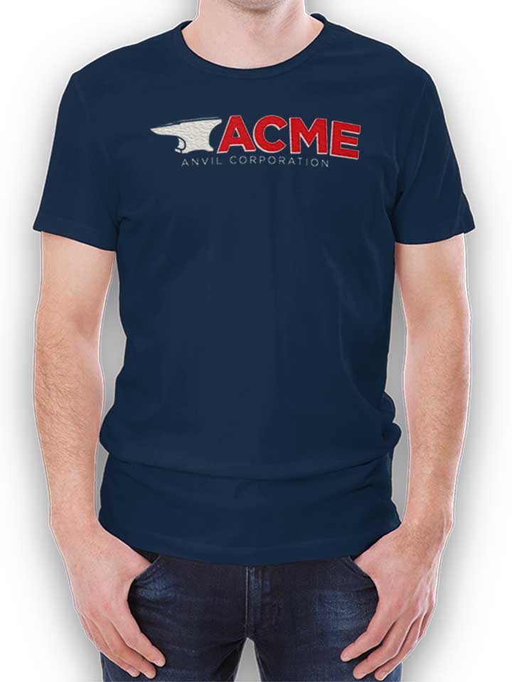 Acme Anvil Corporation T-Shirt dunkelblau L