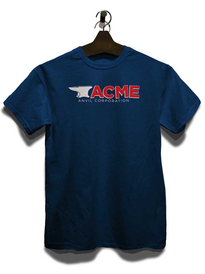acme-anvil-corporation-t-shirt dunkelblau 3