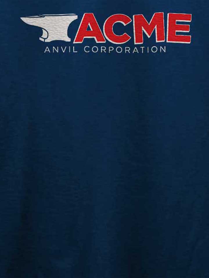 acme-anvil-corporation-t-shirt dunkelblau 4