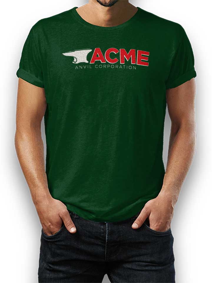 acme-anvil-corporation-t-shirt dunkelgruen 1