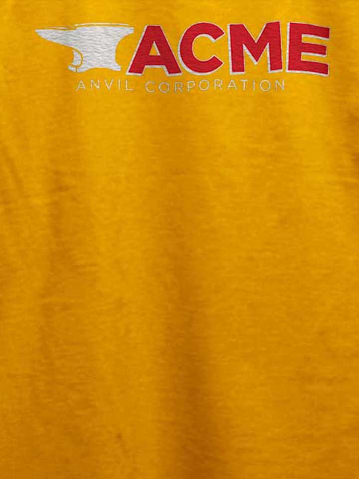 acme-anvil-corporation-t-shirt gelb 4