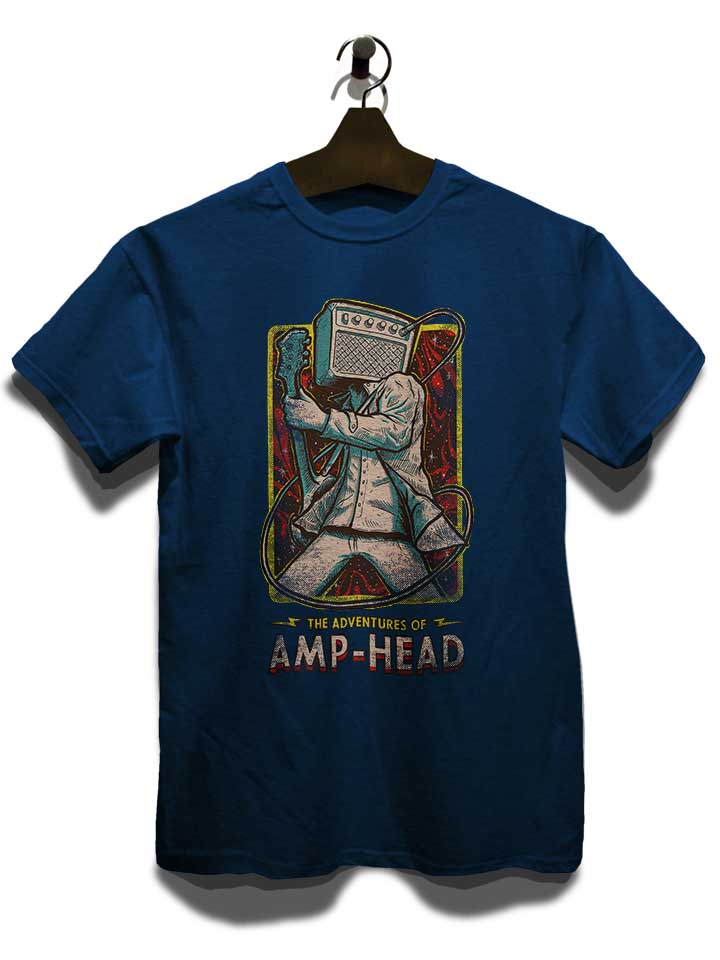 adventures-of-amp-head-t-shirt dunkelblau 3