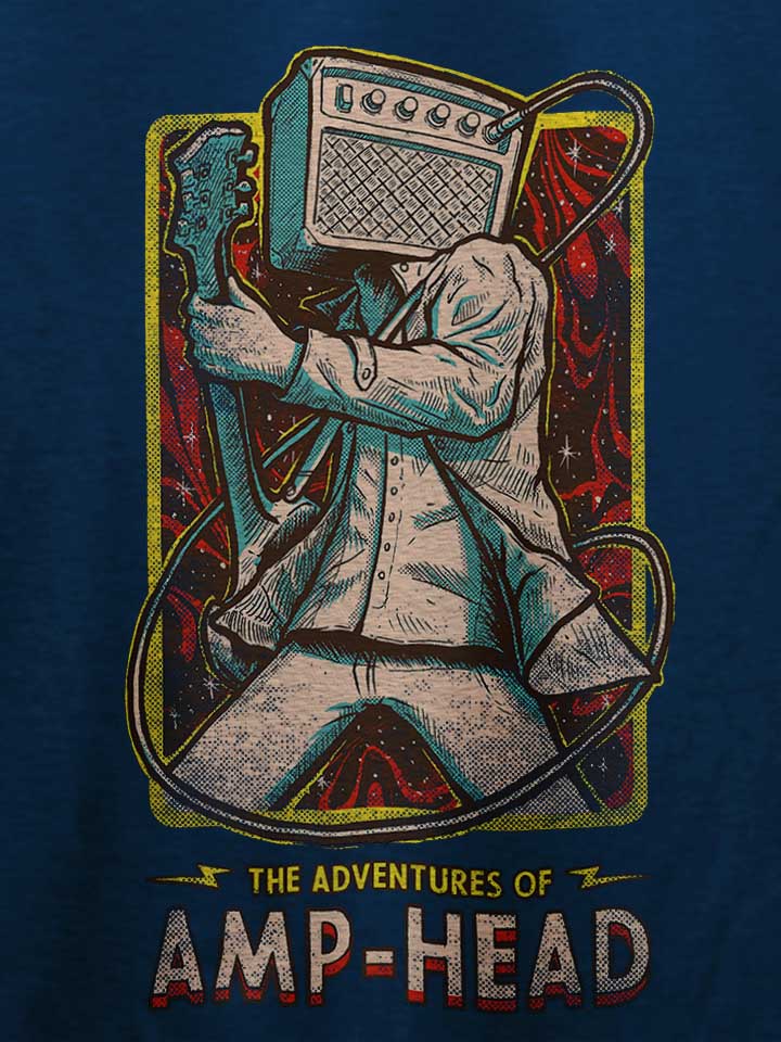 adventures-of-amp-head-t-shirt dunkelblau 4