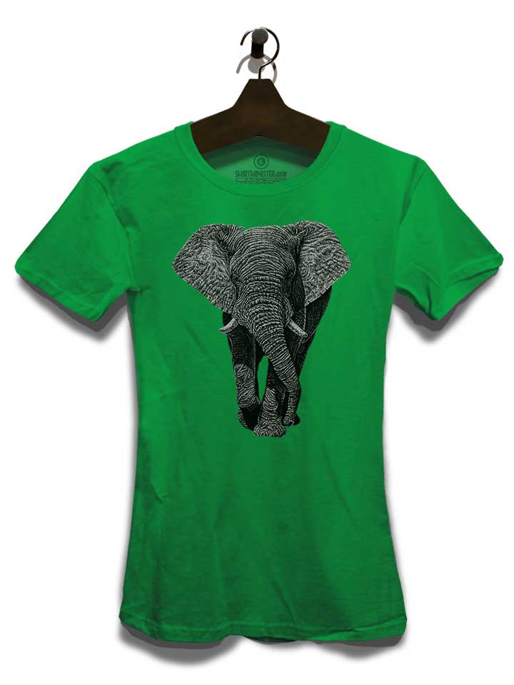 african-elephant-02-damen-t-shirt gruen 3
