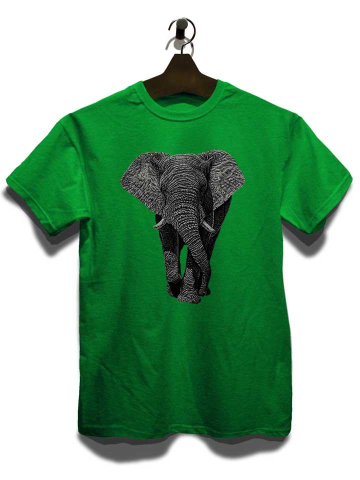 african-elephant-02-t-shirt gruen 3