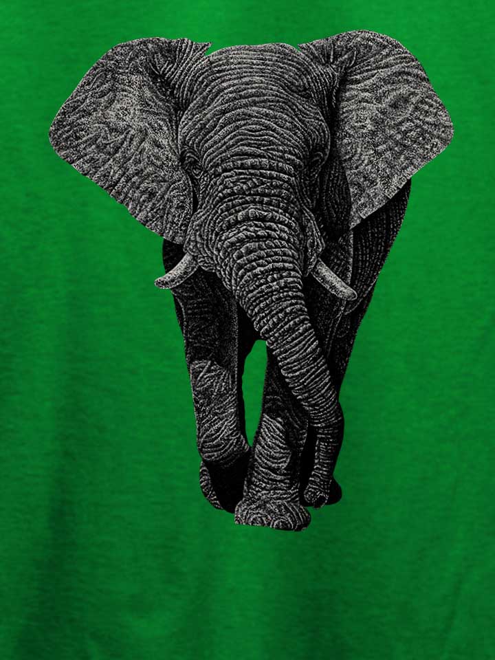 african-elephant-02-t-shirt gruen 4