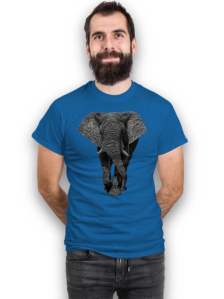 african-elephant-02-t-shirt royal 2
