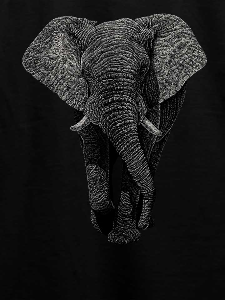 african-elephant-02-t-shirt schwarz 4