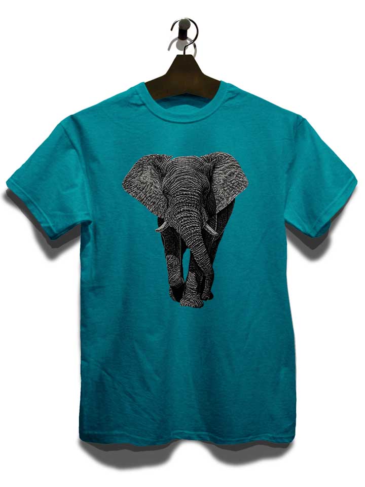 african-elephant-02-t-shirt tuerkis 3