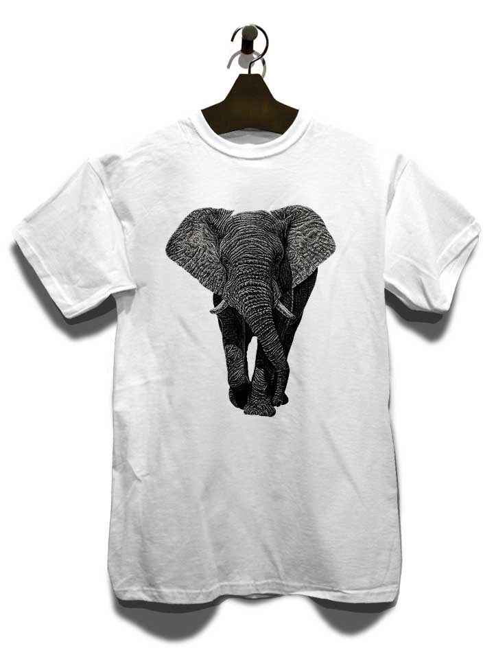 african-elephant-02-t-shirt weiss 3