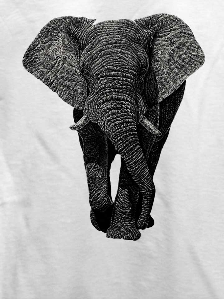 african-elephant-02-t-shirt weiss 4