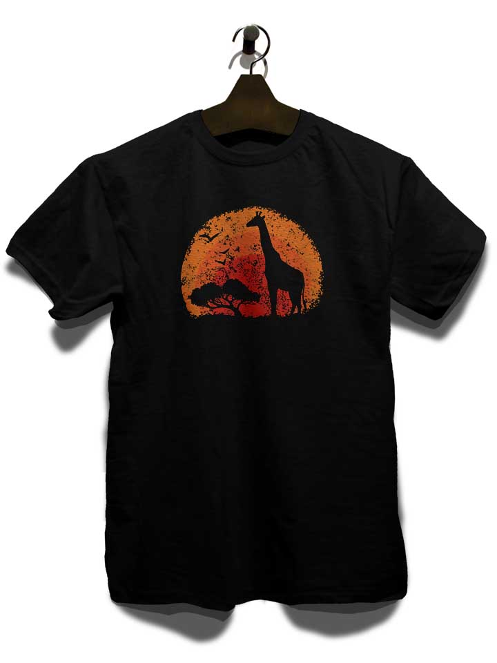 african-mood-giraffe-t-shirt schwarz 3