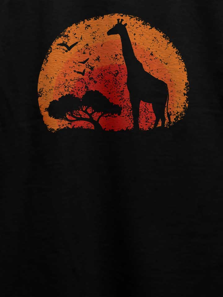 african-mood-giraffe-t-shirt schwarz 4
