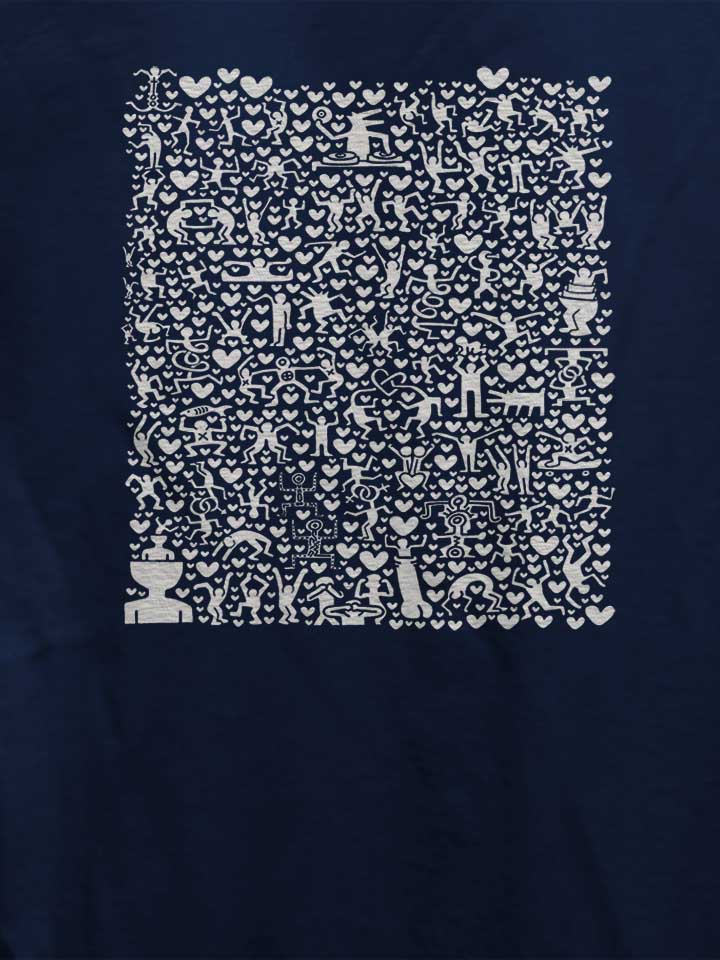 after-party-art-damen-t-shirt dunkelblau 4