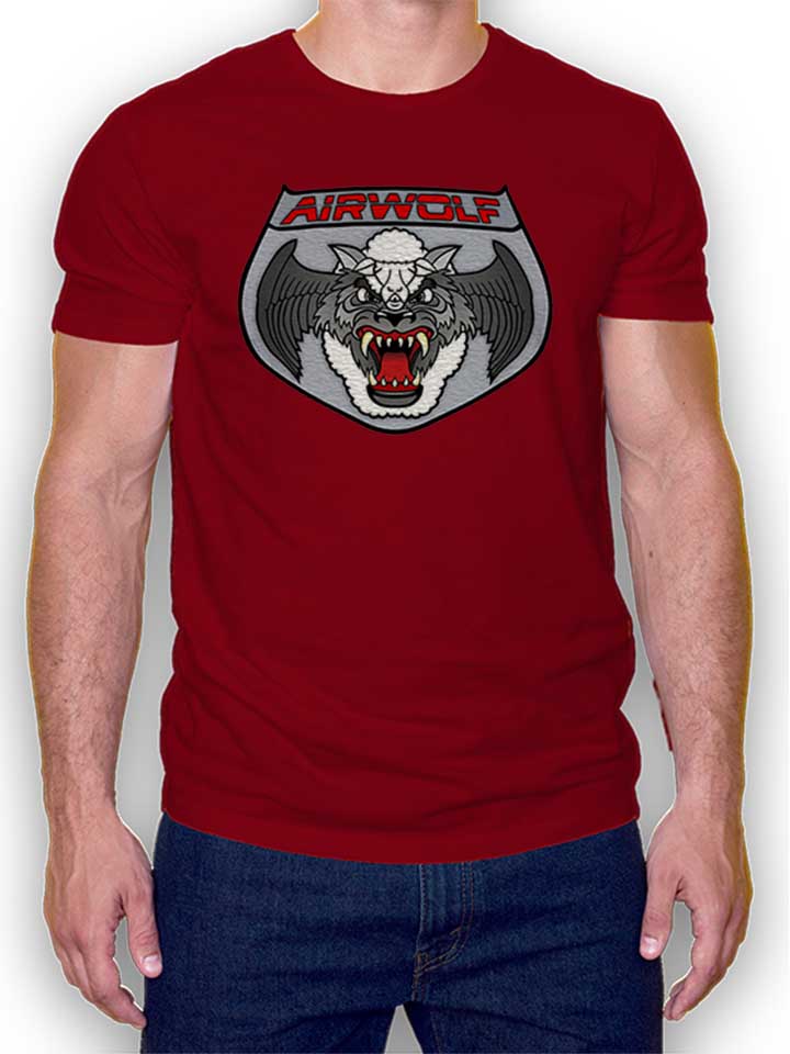 Airwolf T-Shirt bordeaux L