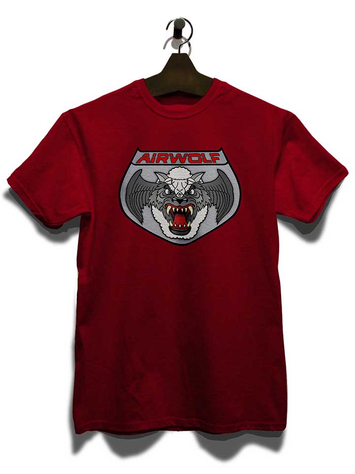 airwolf-t-shirt bordeaux 3