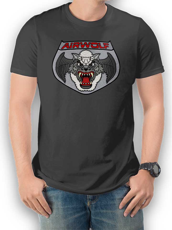 Airwolf T-Shirt dunkelgrau L