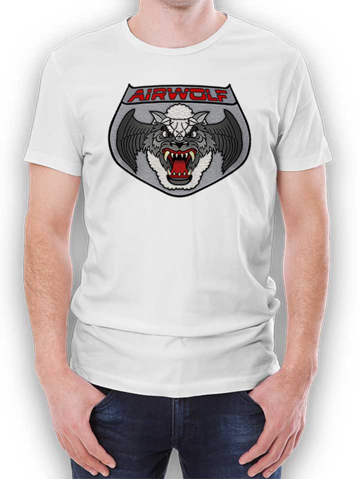 Airwolf Kinder T-Shirt weiss 110 / 116