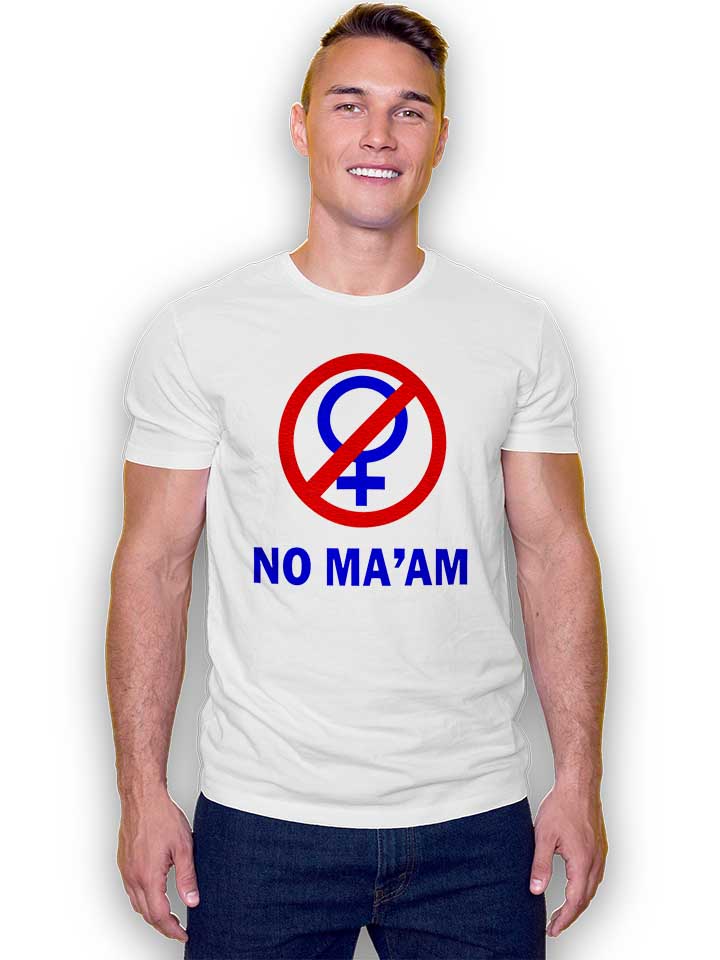 al-bundy-no-maam-t-shirt weiss 2