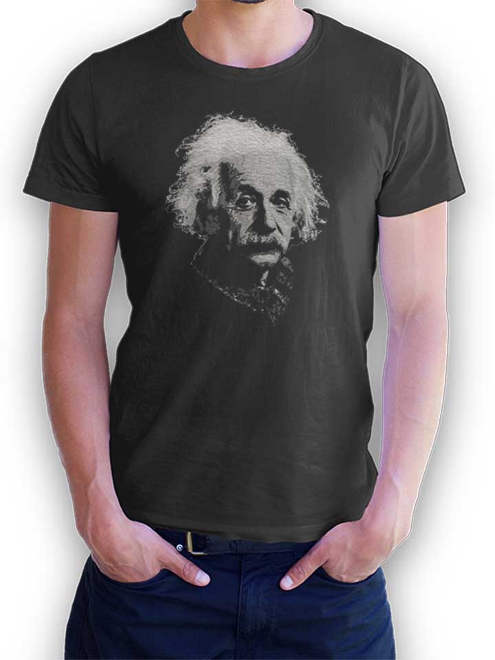 Albert Einstein 02 T-Shirt dunkelgrau L