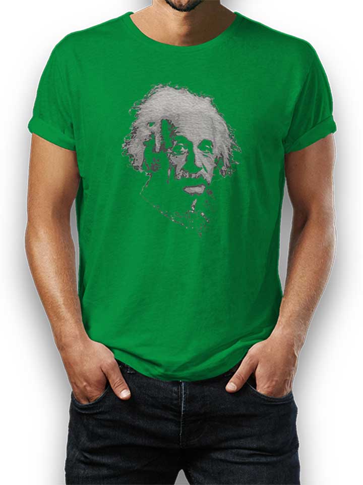 Albert Einstein 02 T-Shirt green L