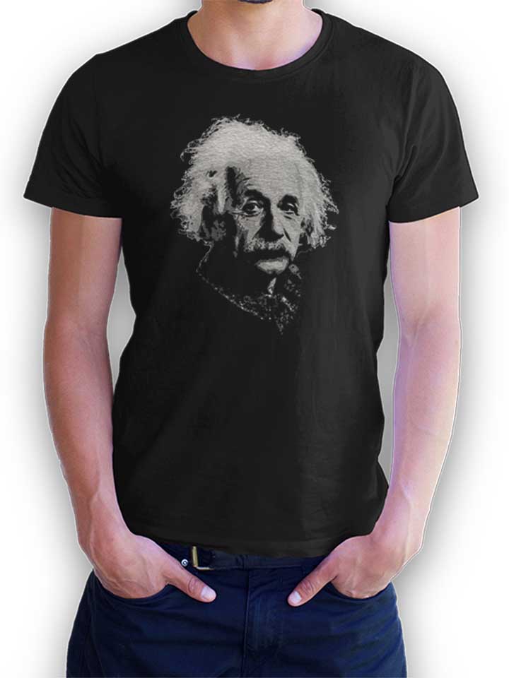 Albert Einstein 02 Camiseta negro L