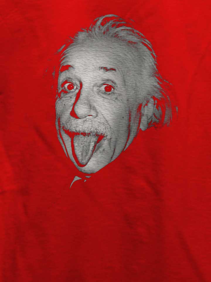 albert-einstein-genius-tongue-t-shirt rot 4