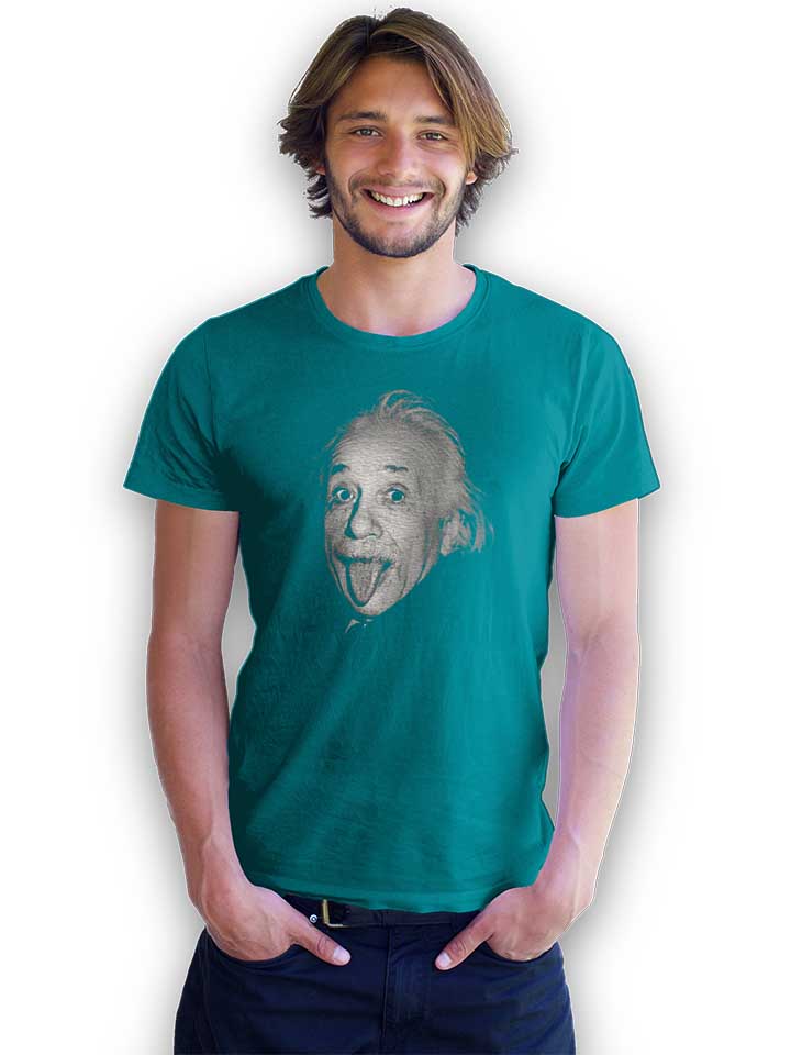 albert-einstein-genius-tongue-t-shirt tuerkis 2
