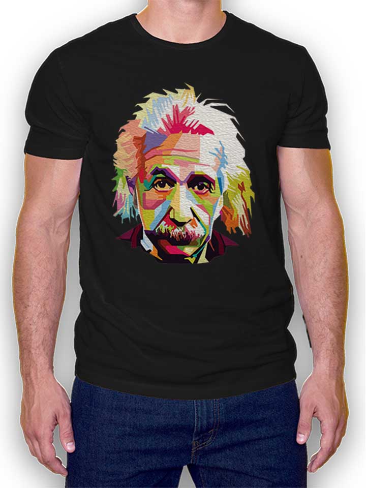 Albert Einstein Camiseta negro L