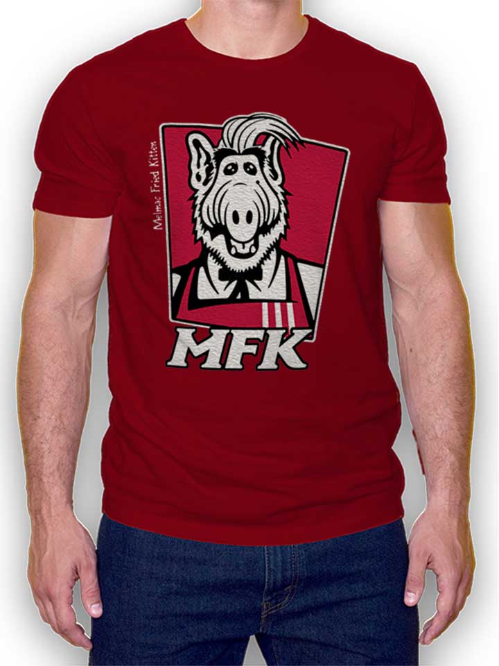 Alf Melmac Fried Kitten T-Shirt maroon L