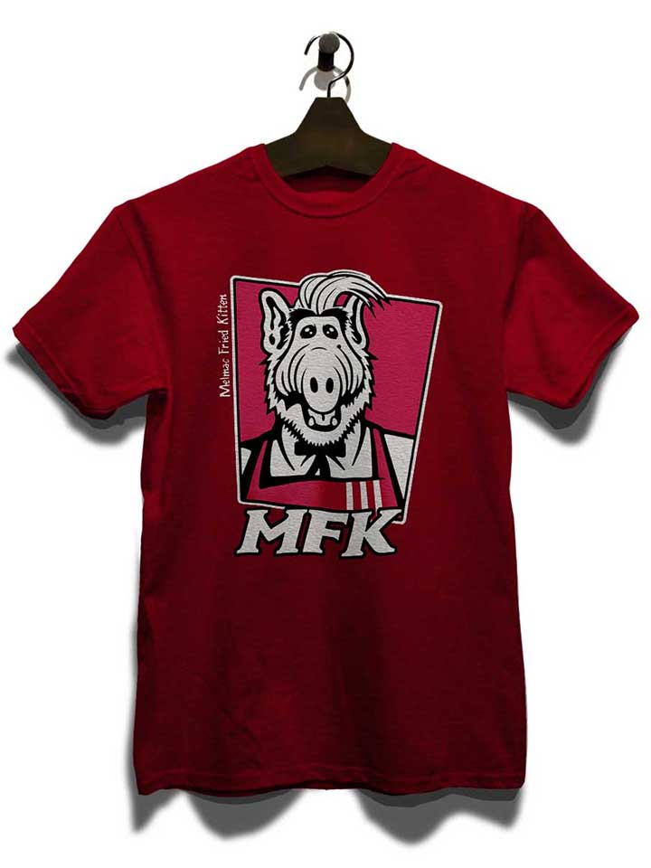 alf-melmac-fried-kitten-t-shirt bordeaux 3